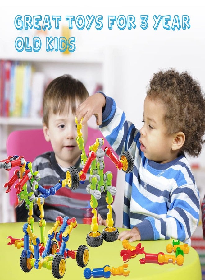 Caferria 170 Pcs Building Toys for Kids Ages 4-8 with Toy Box Storage, Idea Guide, Building Blocks STEM Toys for 3 4 5 6 7 8 9 Year Old Creative Kids Activity, Christmas Birthday Gifts for Boys Girls - Image 4